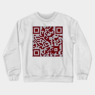 QR Red Crewneck Sweatshirt